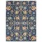 Homeroots 5 x 7 ft. Navy Blue Floral Buds Area Rug 385229 - alternate 1